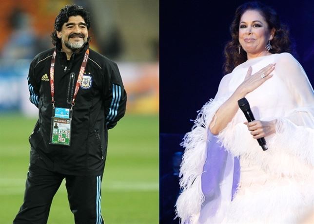 Maradona quiere un 'vis a vis' con Isabel Pantoja