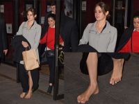 ¡Fuera tacones! Shailene Woodley descalza por Nueva York