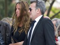 Terelu, Makoke, Estefanía Luyk y Raquel Meroño arropan al novio de María Pineda