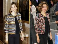 La Reina Letizia y su nueva moda: las chaquetas étnicas