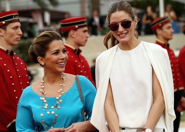 Olivia Palermo y la Princesa Haya, duelo de estilo en Dubái