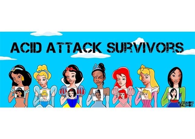 Día de la Mujer: Las Princesas de Disney supervivientes de ataques de ácido