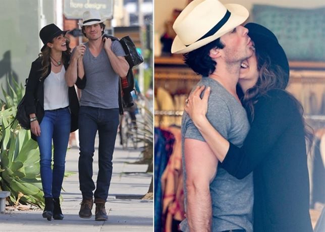 Ian Somerhalder y Nikki Reed pasean su amor por Los Ángeles