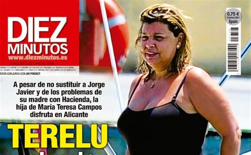 Terelu Campos disfruta del verano entre el trabajo y la playa