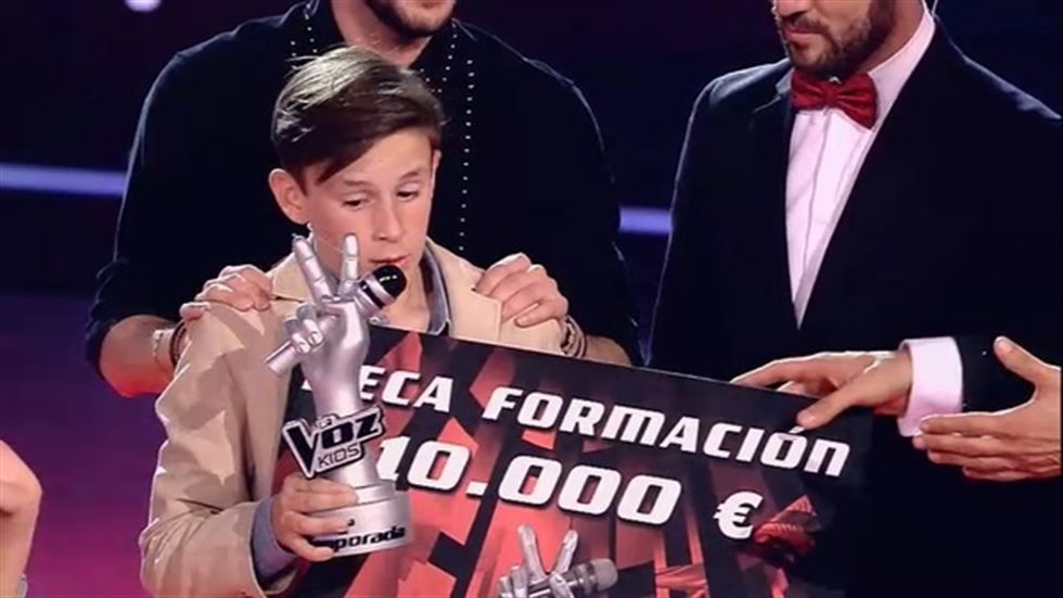 José María, del equipo de Manuel Carrasco, gana 'La Voz Kids 2'