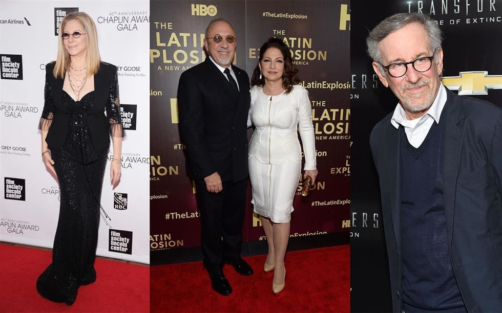 Barbra Streisand, Steven Spielberg y Gloria Estefan, homenajeados por Obama