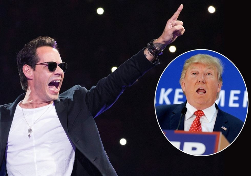 Vídeo: Marc Anthony insulta a Donald Trump en pleno concierto