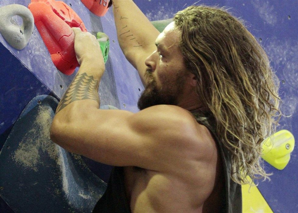 Jason Momoa, de 'Juego de Tronos', un experto en escalada